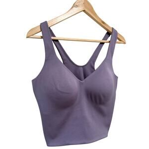 Nike Alate Dri-Fit Sports Bra Purple Longline Light Support Women’s XL Crop Tank